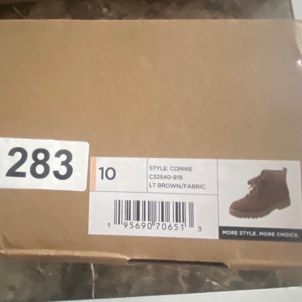 Cliffs by White Mountain Connie Womens Hiking Boots Light Brown Size 10 - Picture 4 of 4